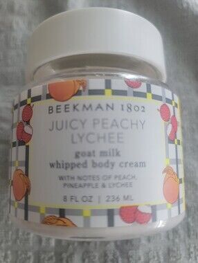 Beekman 1802 Moisturizer – Juicy Peachy Lychee Whipped Body Cream